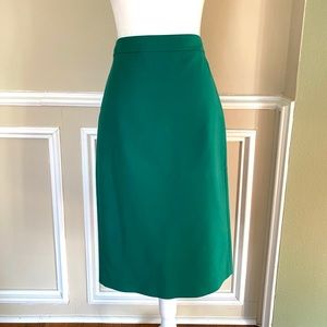 J Crew Emerald Green Skirt